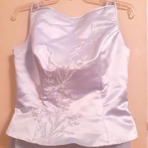 Light blue evening dress